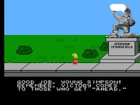 une photo d'Ã©cran de The Simpsons - Bart Vs The Space Mutants sur Nintendo Nes